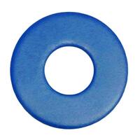 FW114XC 1-1/4"  USS Flat Washer, Low Carbon, Teflon (Xylan) Blue